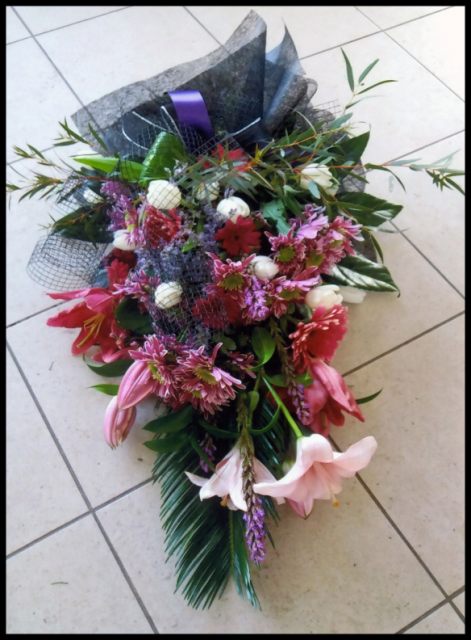 Pohřební vazba - smuteční kytice